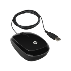 HP X1200 Parlak Siyah Kablolu Mouse